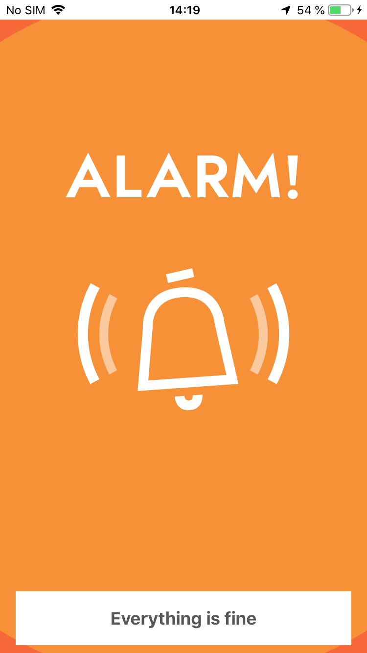 Alarm I LOCK IT Serviceportal