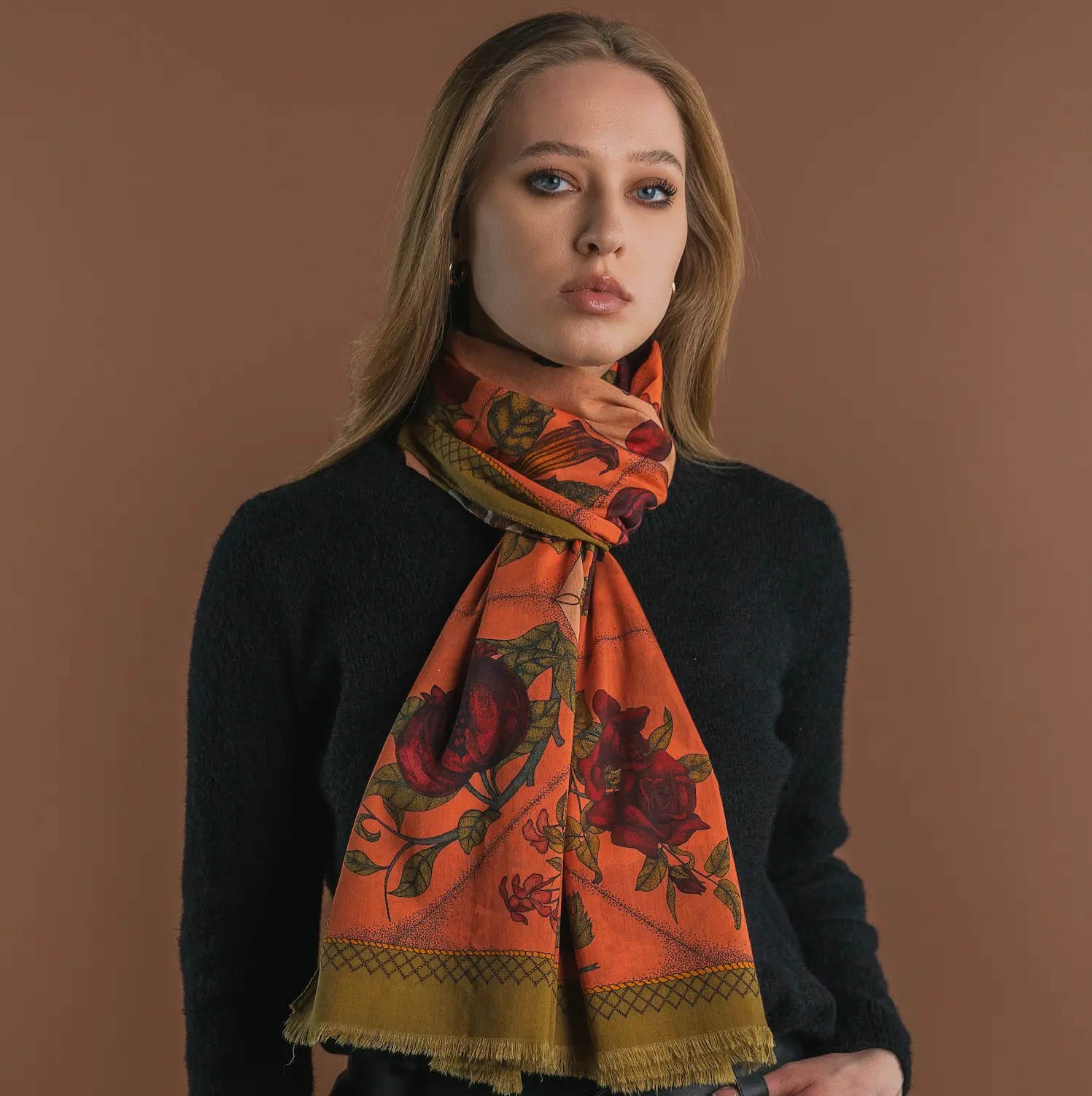 ORGANIC COTTON SCARVES COLLECTION Ilona Tambor