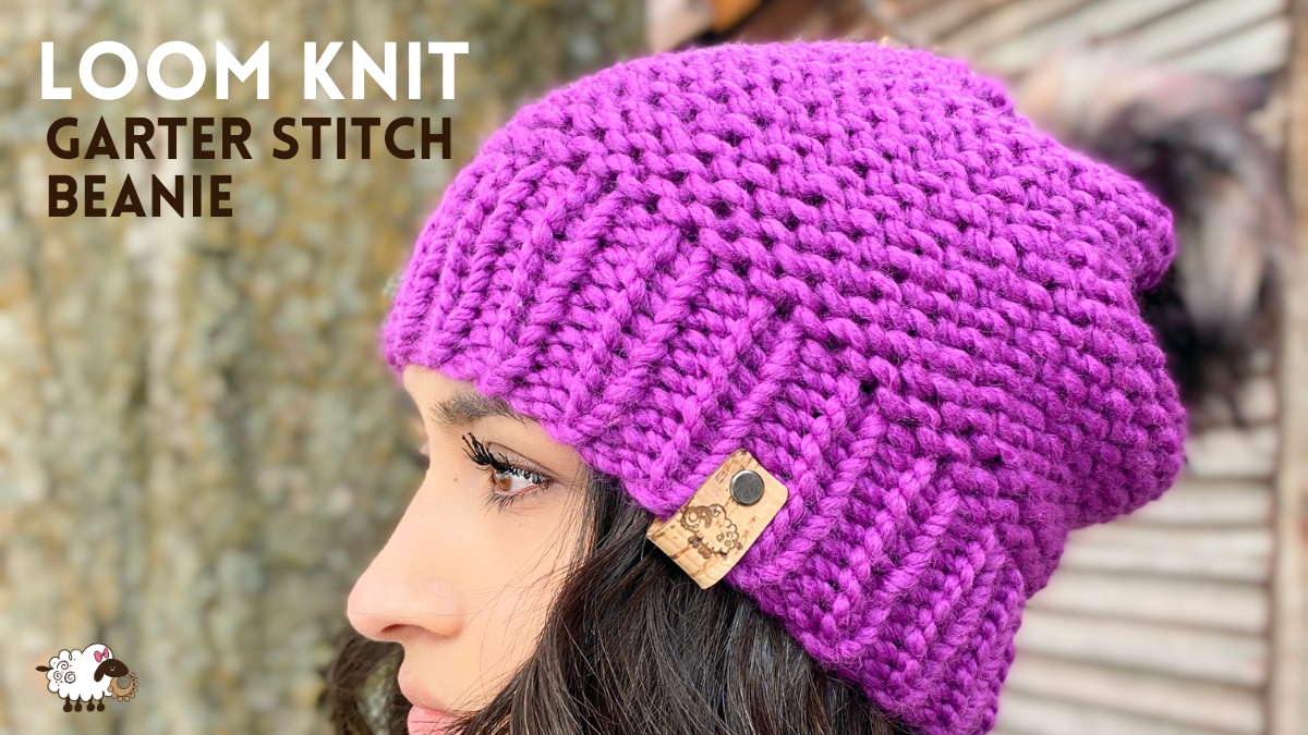 Garter Stitch Beanie LOOM KNIT