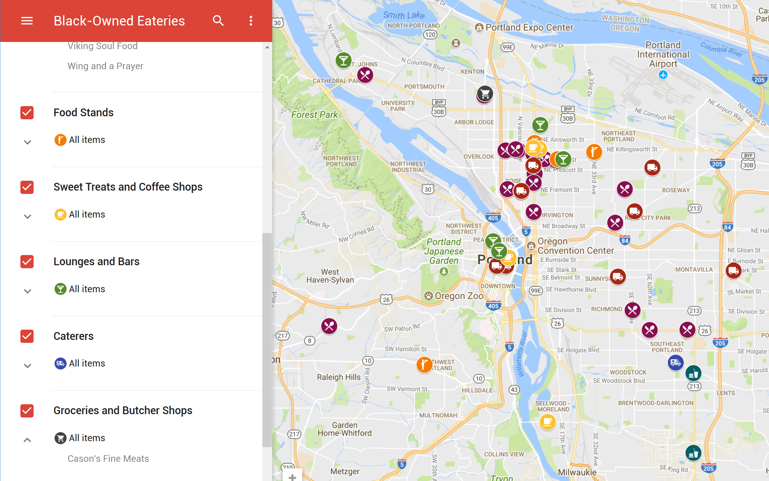 Directory of Portland BlackOwned Eateries Support Black Owned