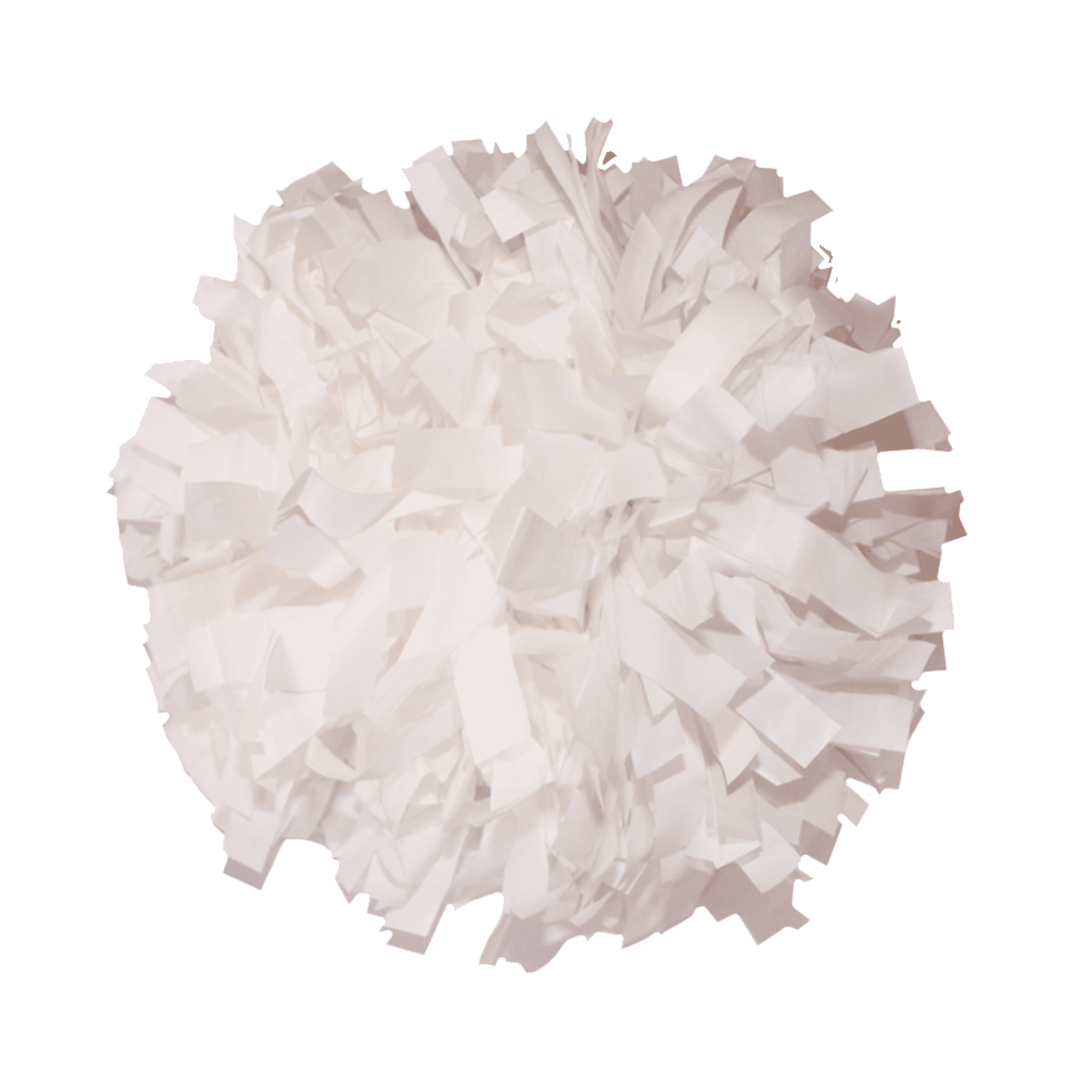 Plastic White 6" Pom I Love Cheer®