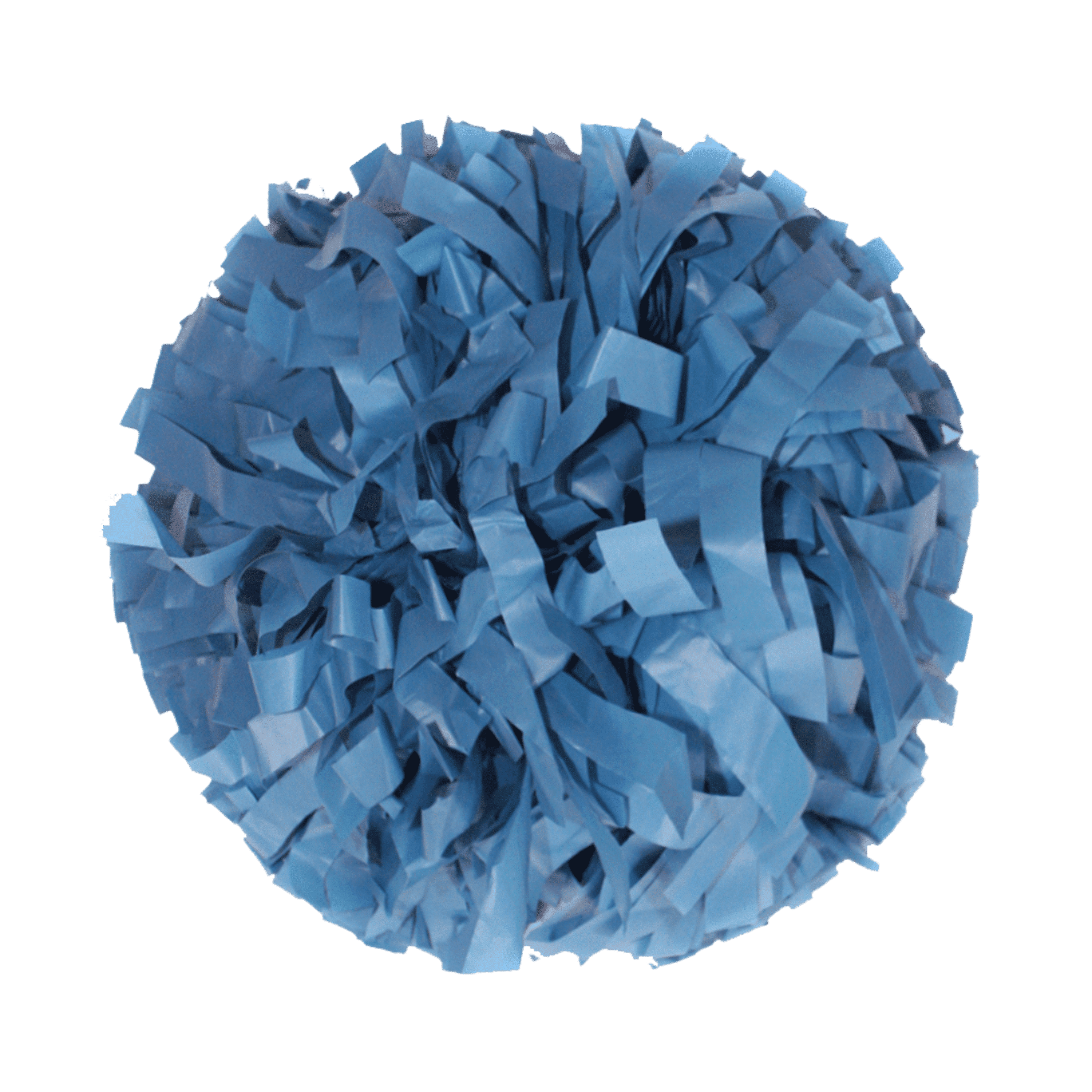 Plastic Columbia Blue 6" Pom I Love Cheer®