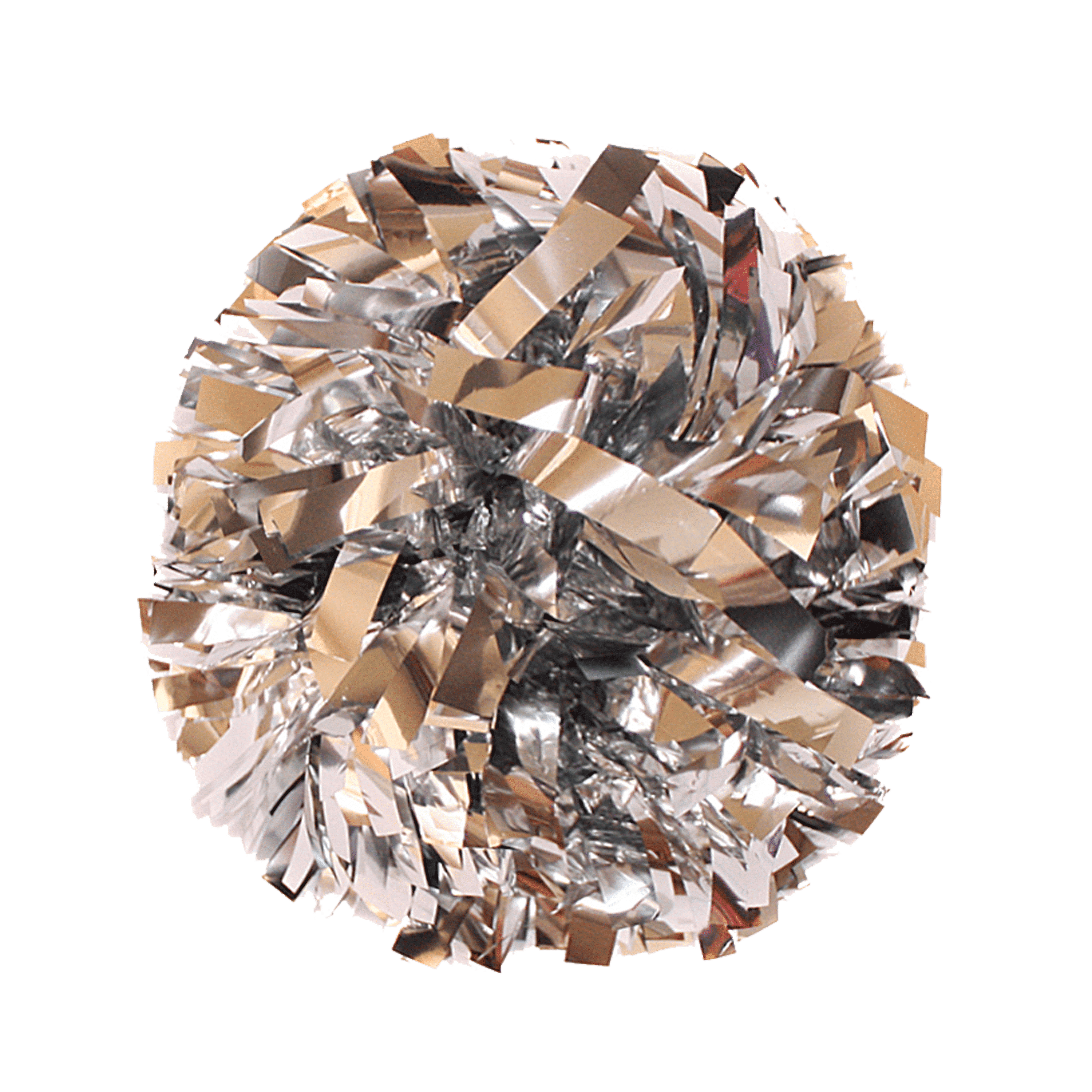 Metallic Silver 6" Pom I Love Cheer®