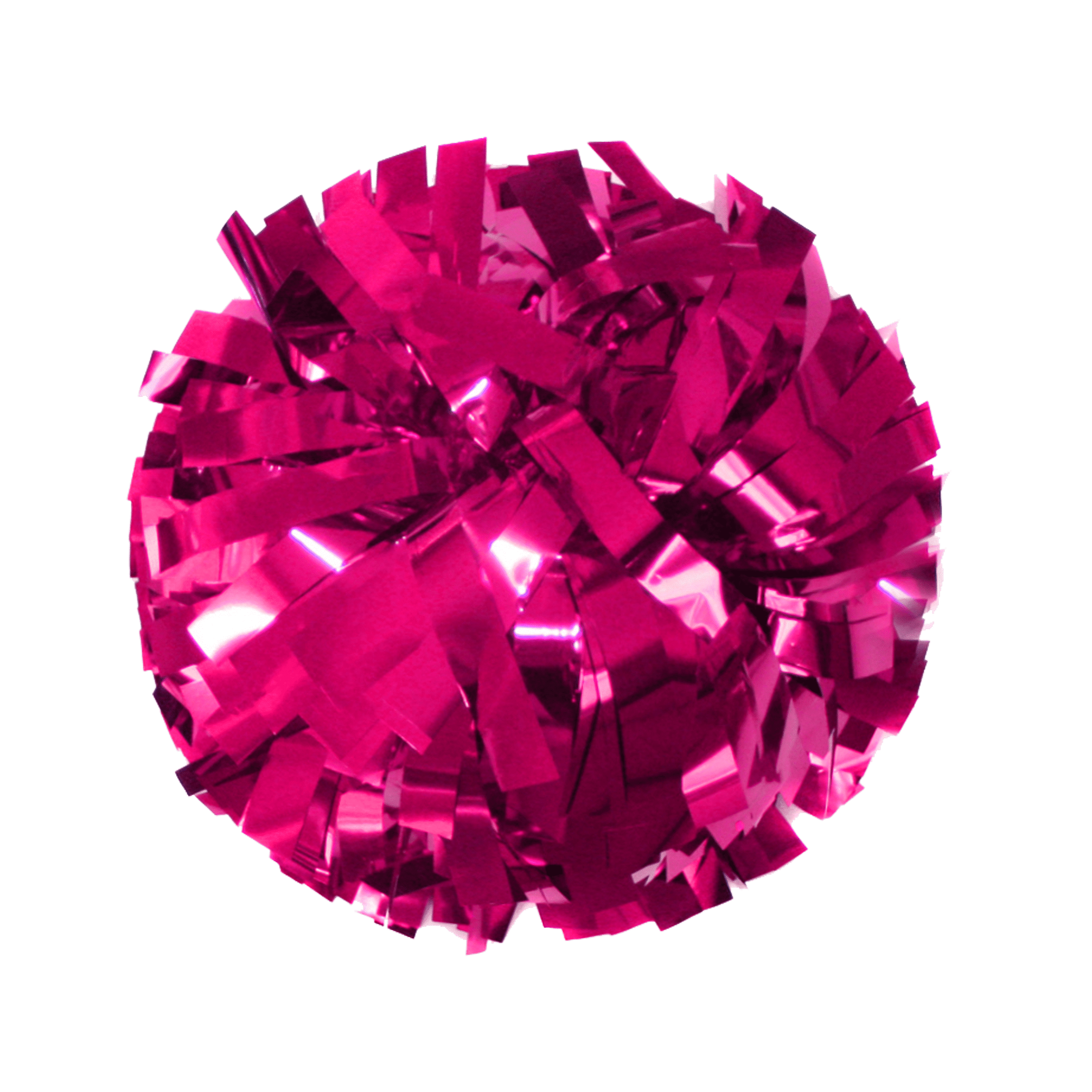 Metallic Fuchsia Pink 6" Pom I Love Cheer®