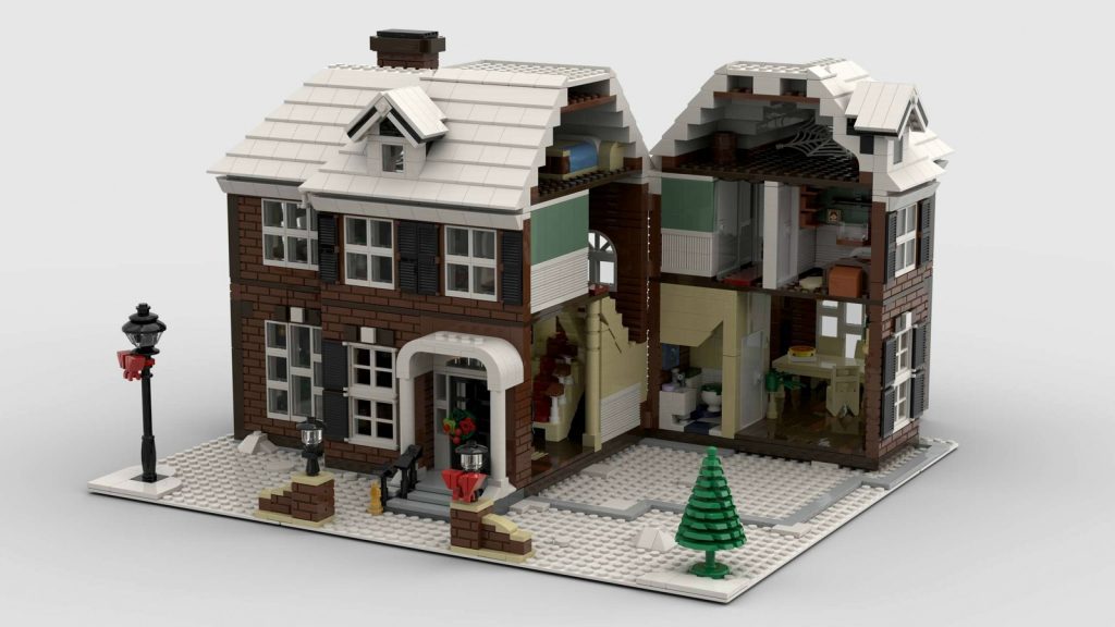 LEGO SLÄPPER ENSAM HEMMABYGGSATS I Love Christmas