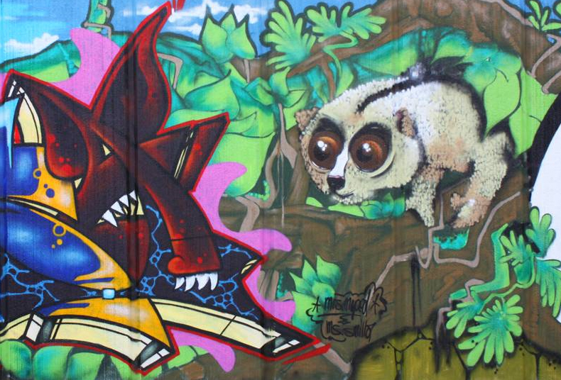 Graffiti am LKA Magdeburg ILOVEGRAFFITI.DE