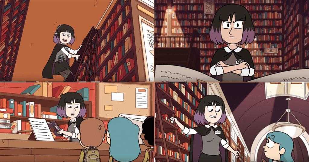 A Mysterious Librarian is the Breakout Star of Netflix’s "Hilda" I