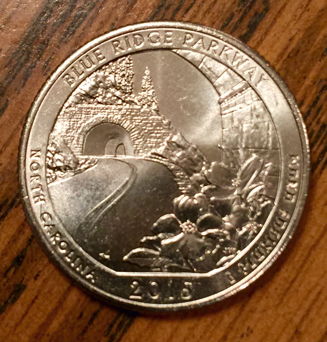 Blue Ridge Parkway Quarter Released Honoring Western North Carolina