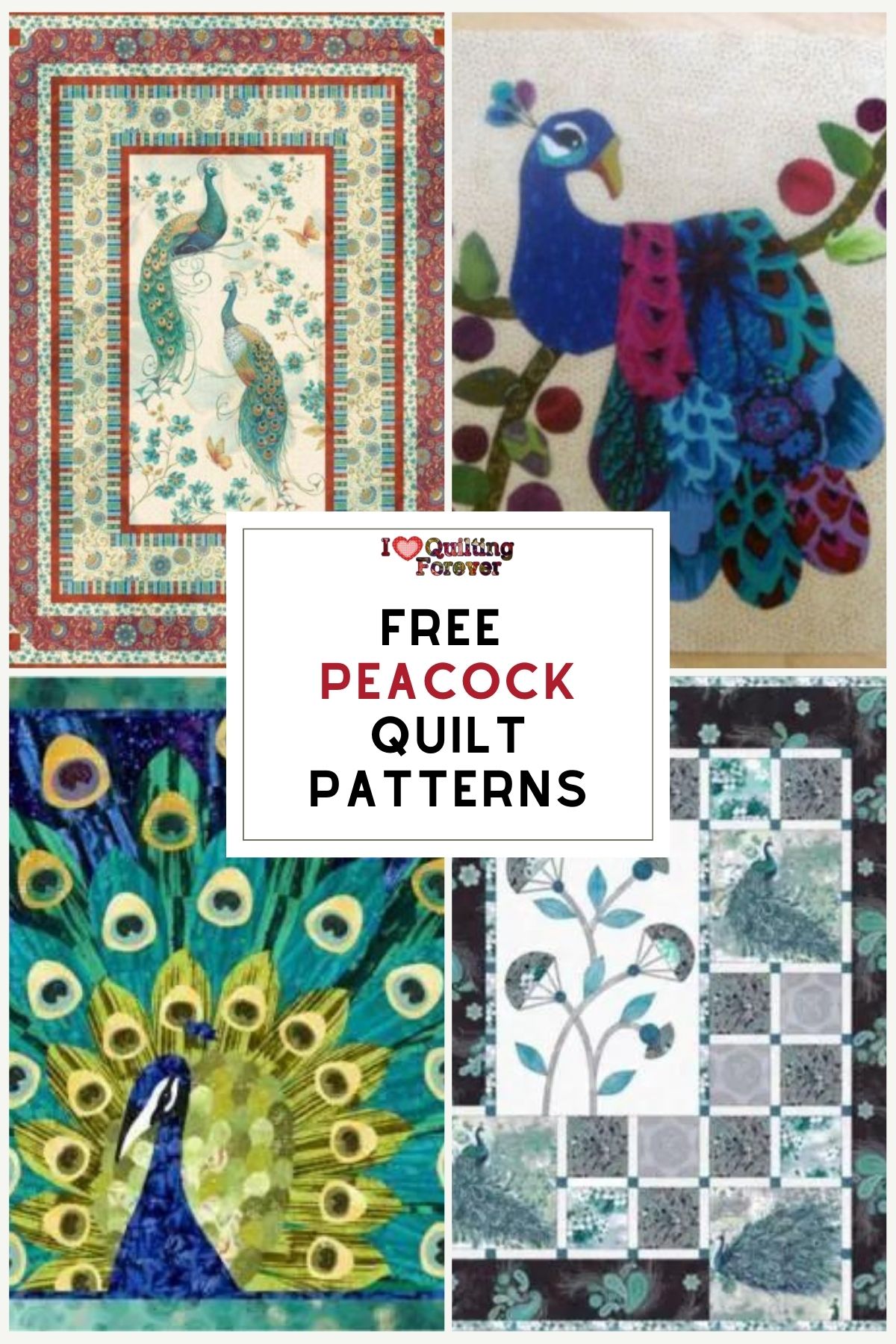 Top 5 Free Peacock Quilt Patterns (+9 Bonus Patterns For Sale) I Love