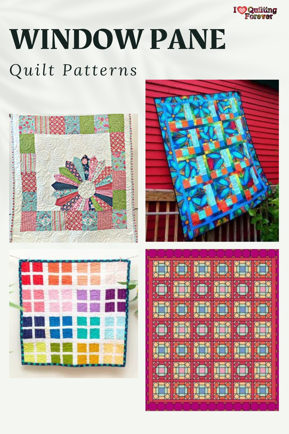 Top 5 Free Window Pane Quilt Patterns (+4 Bonus Patterns For Sale) I