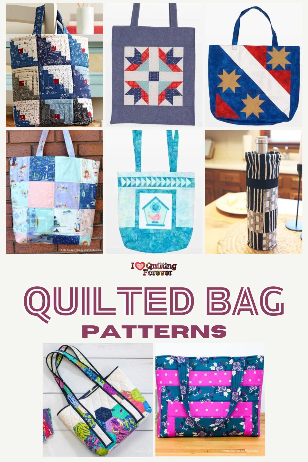 Top 10 Free Quilted Bag Patterns (+6 Bonus Patterns For Sale) I Love
