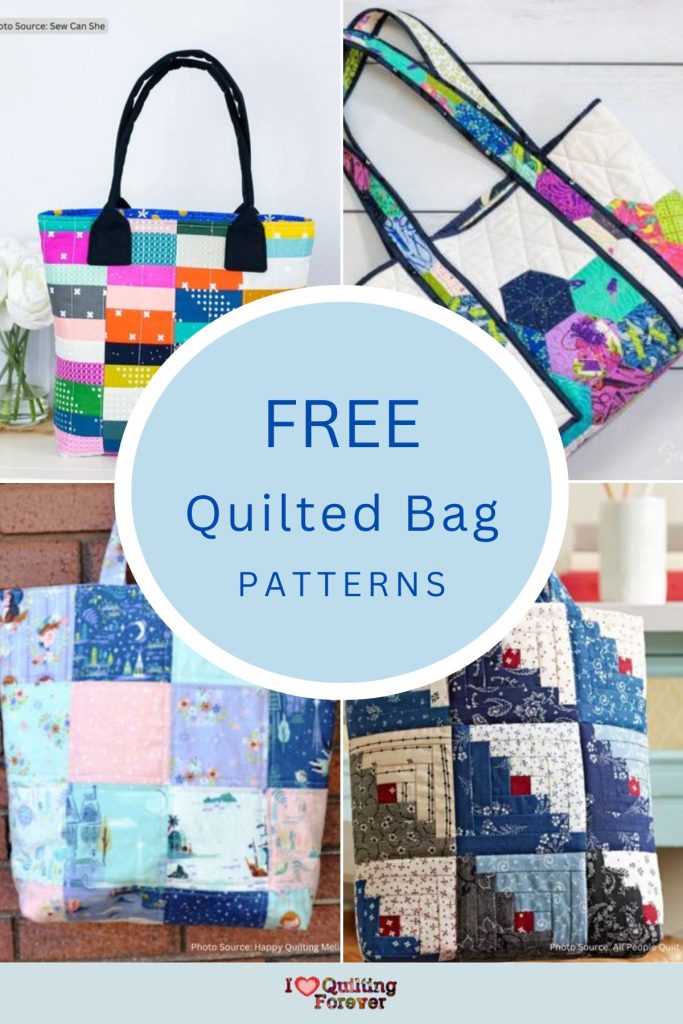 Top 14 Free Quilted Bag Patterns (+8 Bonus Patterns For Sale) I Love