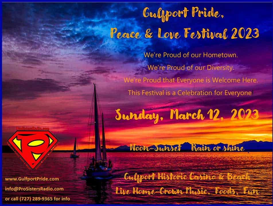 Gulfport Peace, Love & Pride Festival I Love the Burg