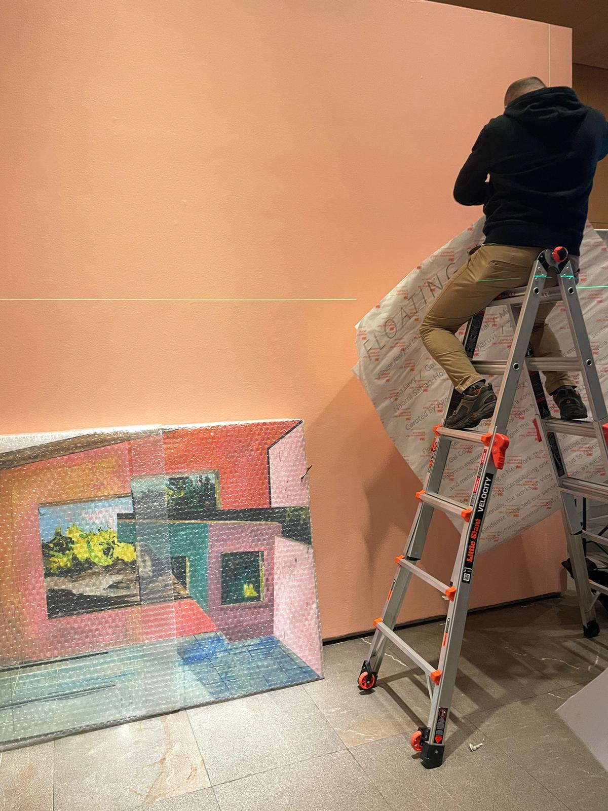 "Floating Walls" A New Exhibit at the JCC