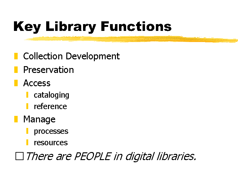 Key Library Functions