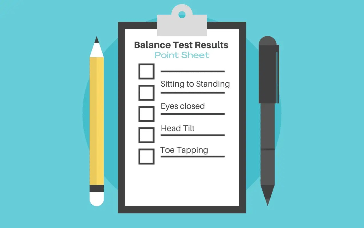 Balance Test Results Sheet Integrated Learning Strategies