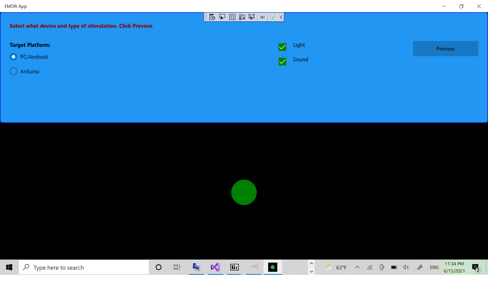 Open Source EMDR Machine. Software Tutorial. – Free and Fun apps for