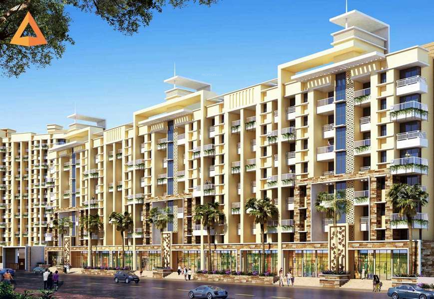 1 BHK Cluster Plan Image Aryan Housing One for sale at Badlapur East