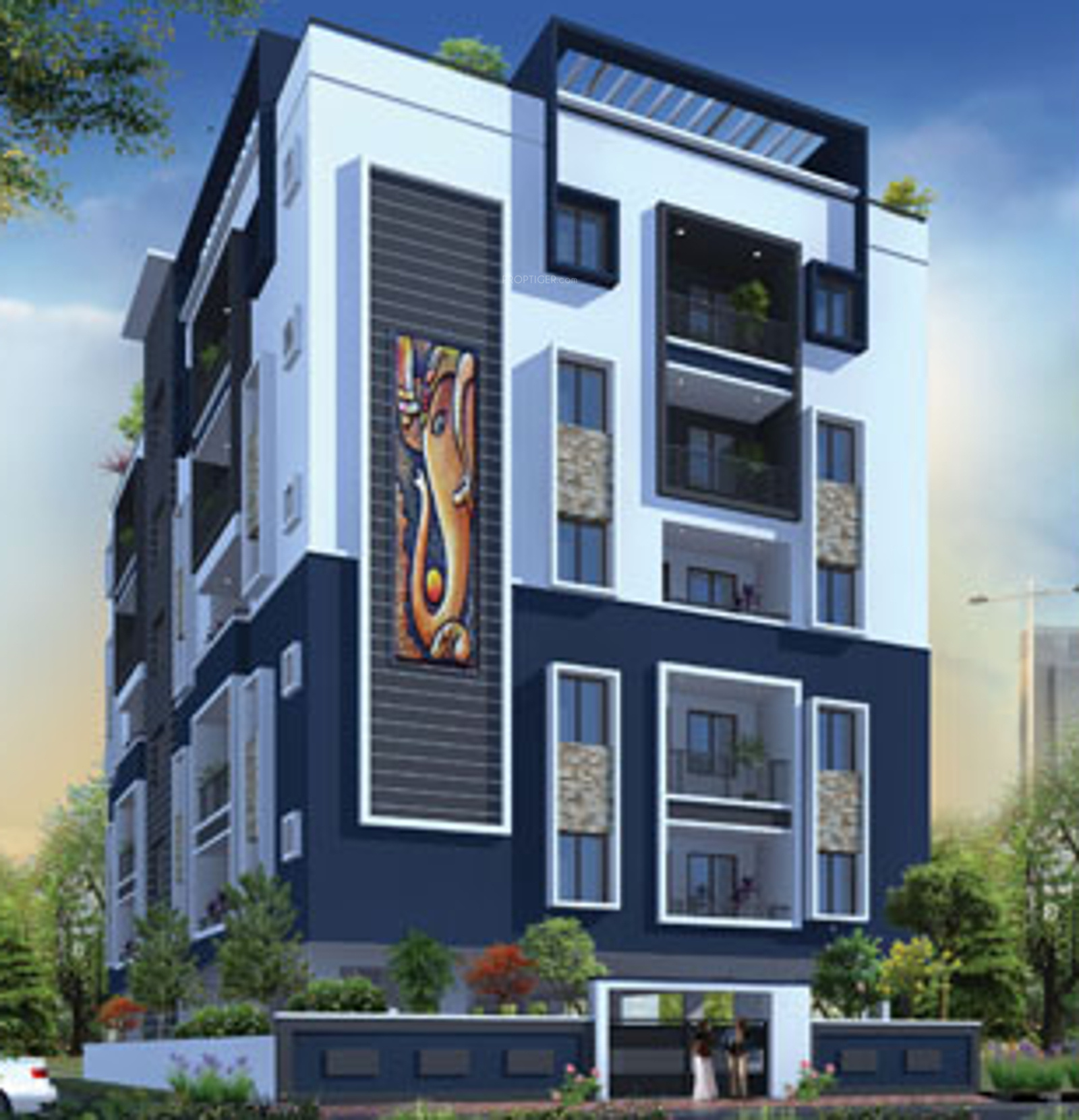 Main Elevation Image 1 of Sri Balaji Builders Paradise, Unit available at CV Raman Nagar