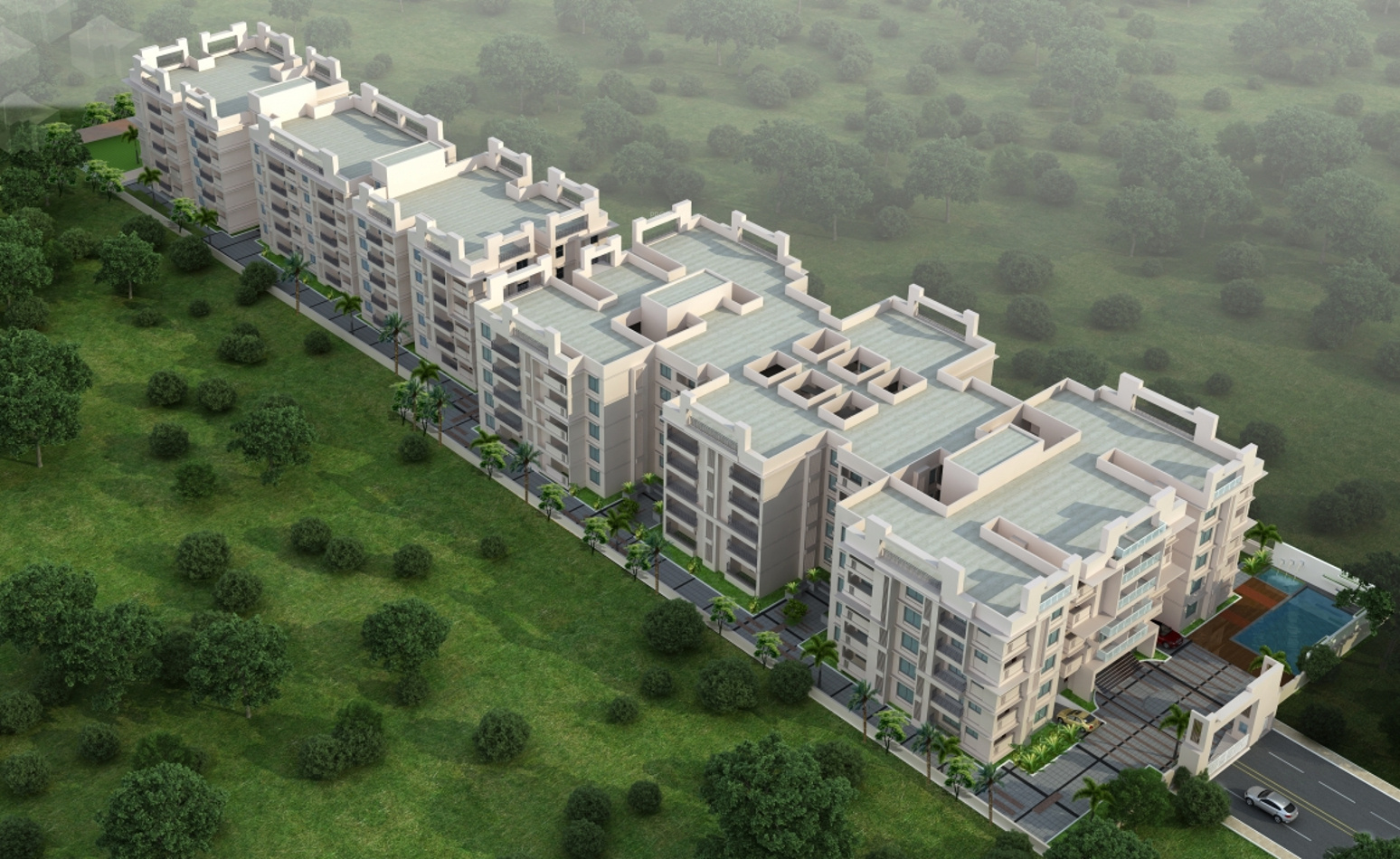 Site Plan Image of Shell Promoters North Gate Narayanapura on Hennur