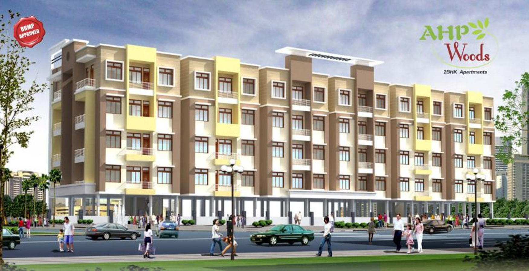 2 BHK Cluster Plan Image Sai Sai Ventures AHP Woods for sale at