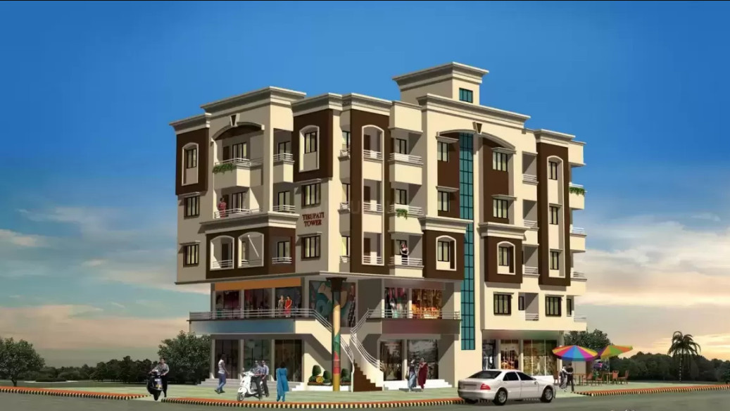910 sq ft 2 BHK 2T Apartment for Sale in Tirupati Homes Builders Tower