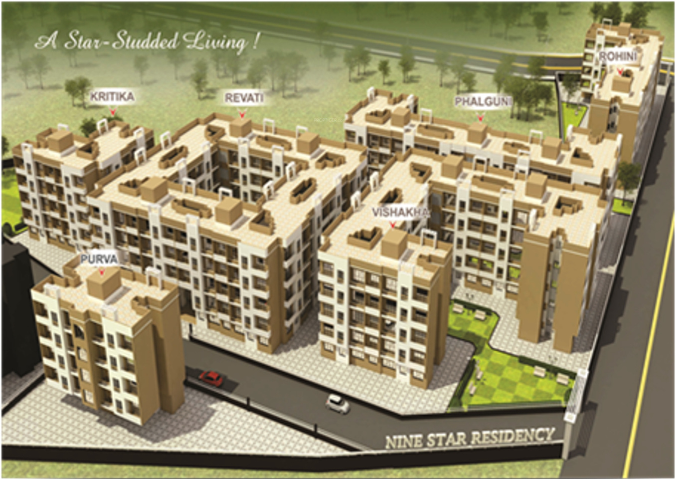 Image of Location Map of Nine Homemakers Star Landmark Saphale Mumbai