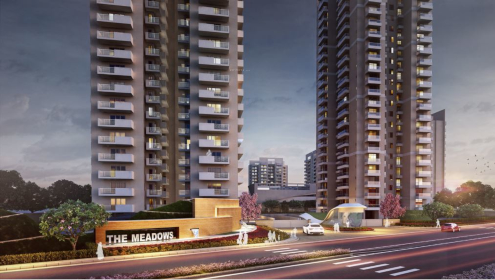 Sunhill Homes The Meadows in Sector 67, Gurgaon Price, Location Map