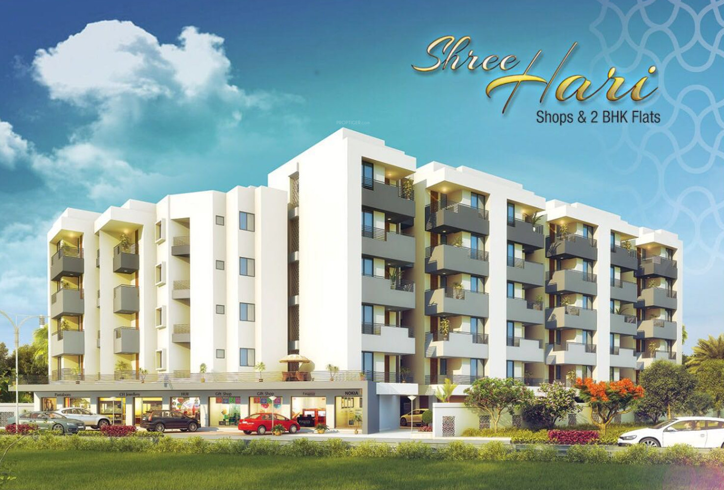 1100 sq ft 2 BHK 2T Apartment for Sale in Shree Hari Group Shree Hari