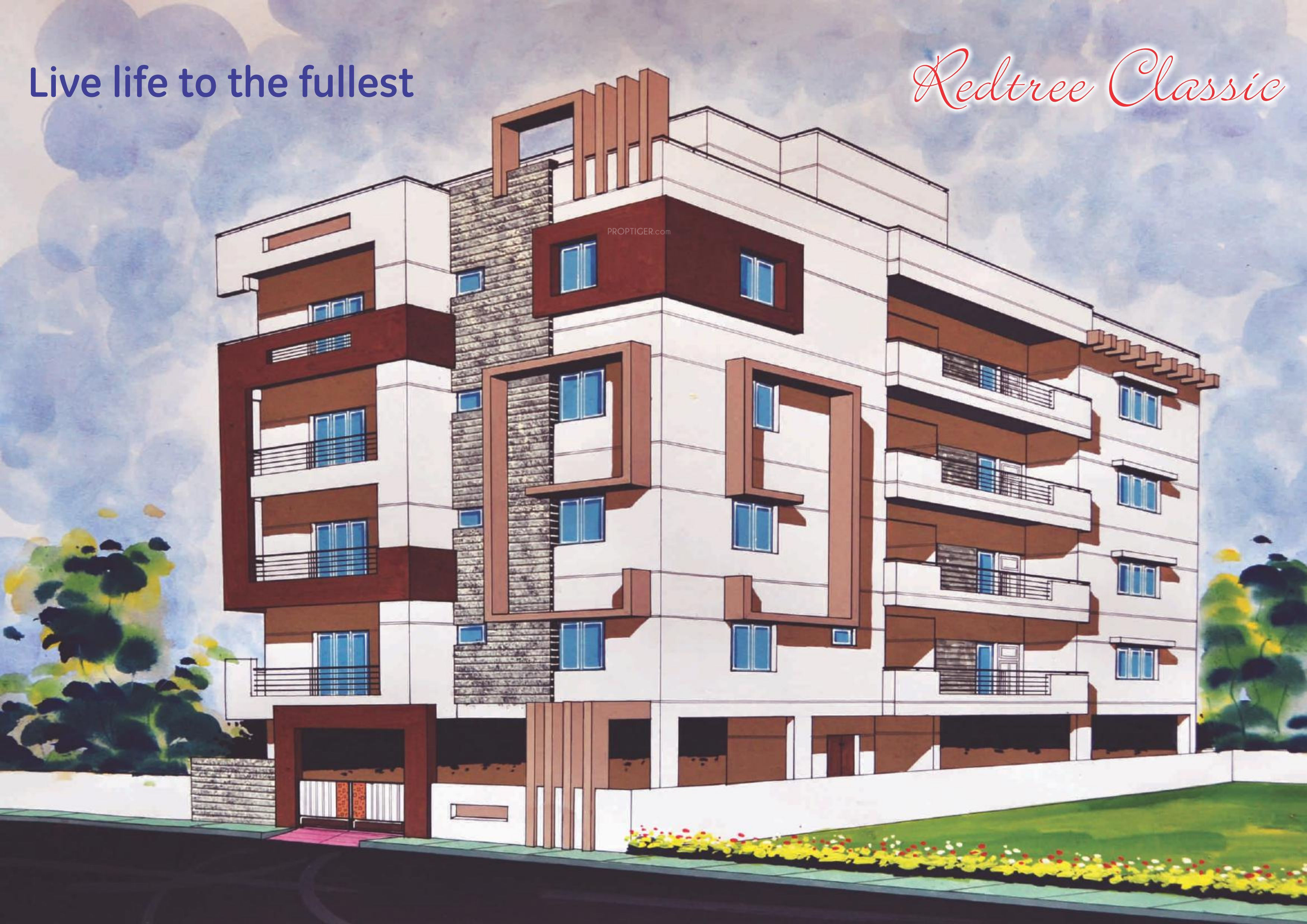 2425 sq ft 3 BHK Floor Plan Image Redtree Estates Pvt Ltd Classic
