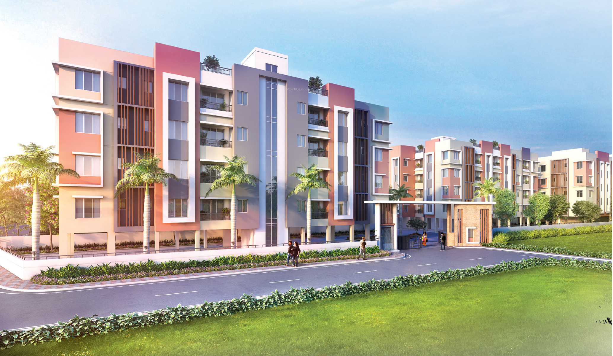 1165 sq ft 3 BHK Floor Plan Image Rajwada Group Greenshire Available