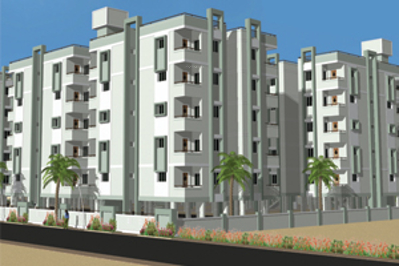 630 sq ft 1 BHK 1T Apartment for Sale in Galaxy Group Radhe Galaxy Nava