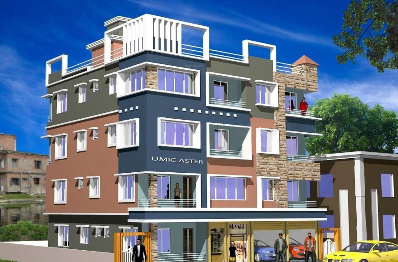 752 sq ft 2 BHK 1T Apartment for Sale in Umic Aster Dakshineswar Kolkata