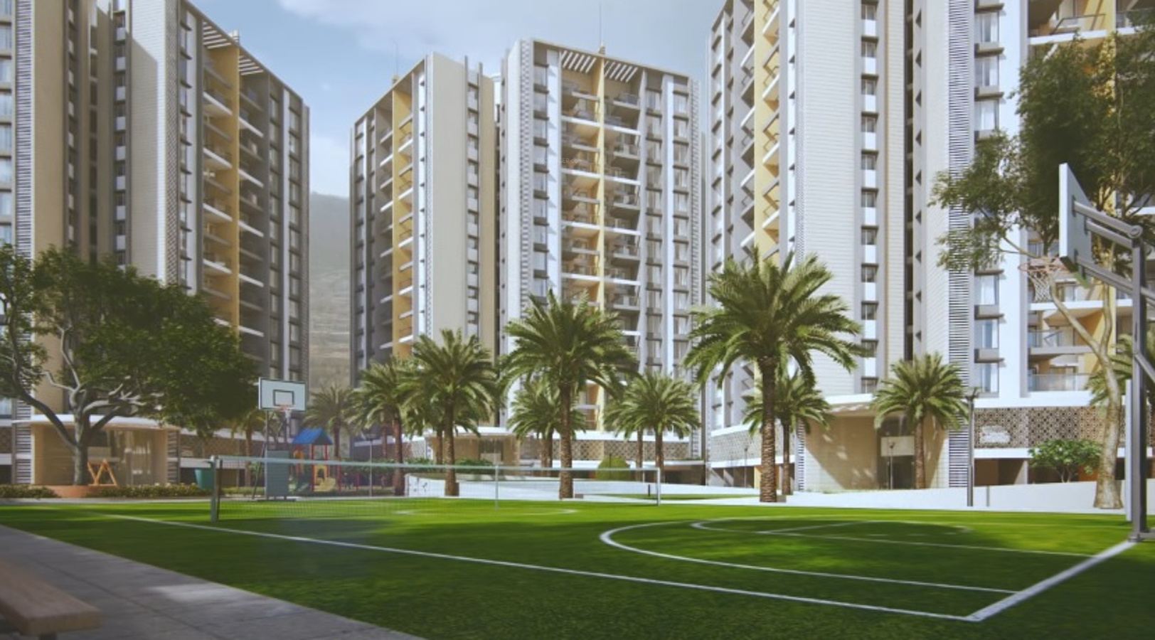 733 sq ft 3 BHK 3T Apartment for Sale in Rama Group Melange Residences Phase I Hinjewadi Pune