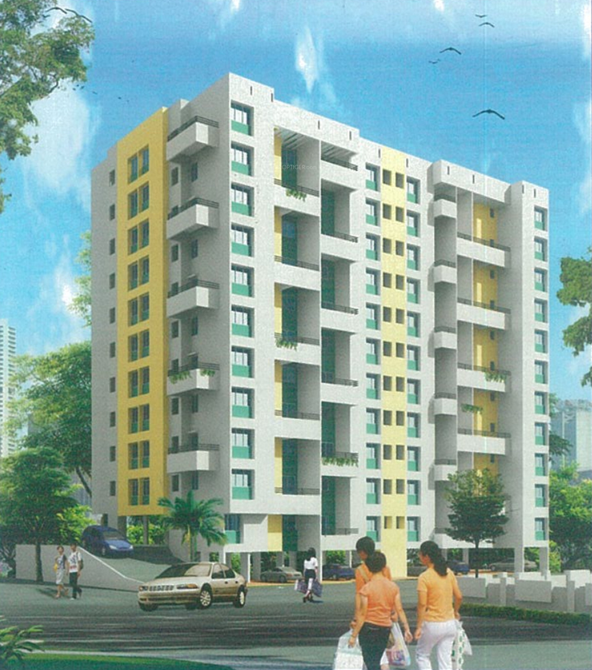 Main Elevation Image of Shiv Associates Unity Park, Unit available at