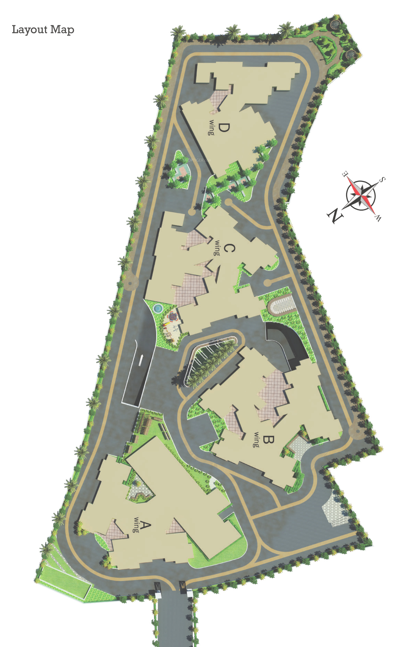 776 sq ft 2 BHK 2T Apartment for Sale in Bajaj International Realty