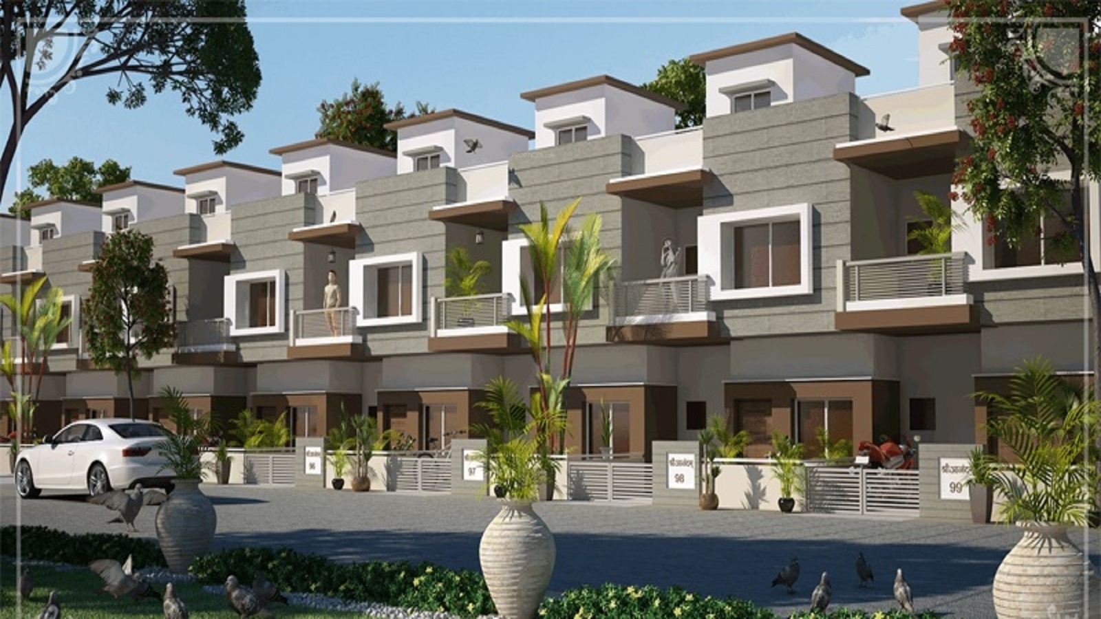 1390 sq ft 3 BHK 3T Villa for Sale in Shree Palak Anandam Khajuri Kalan