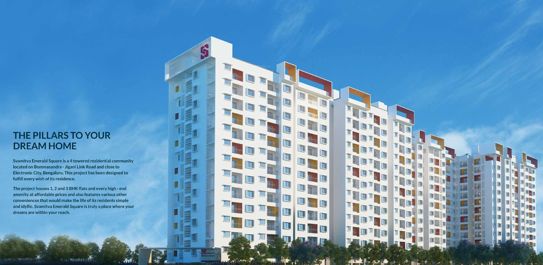 Main Elevation Image 1 of Svamitva Emerald Square, Unit available at