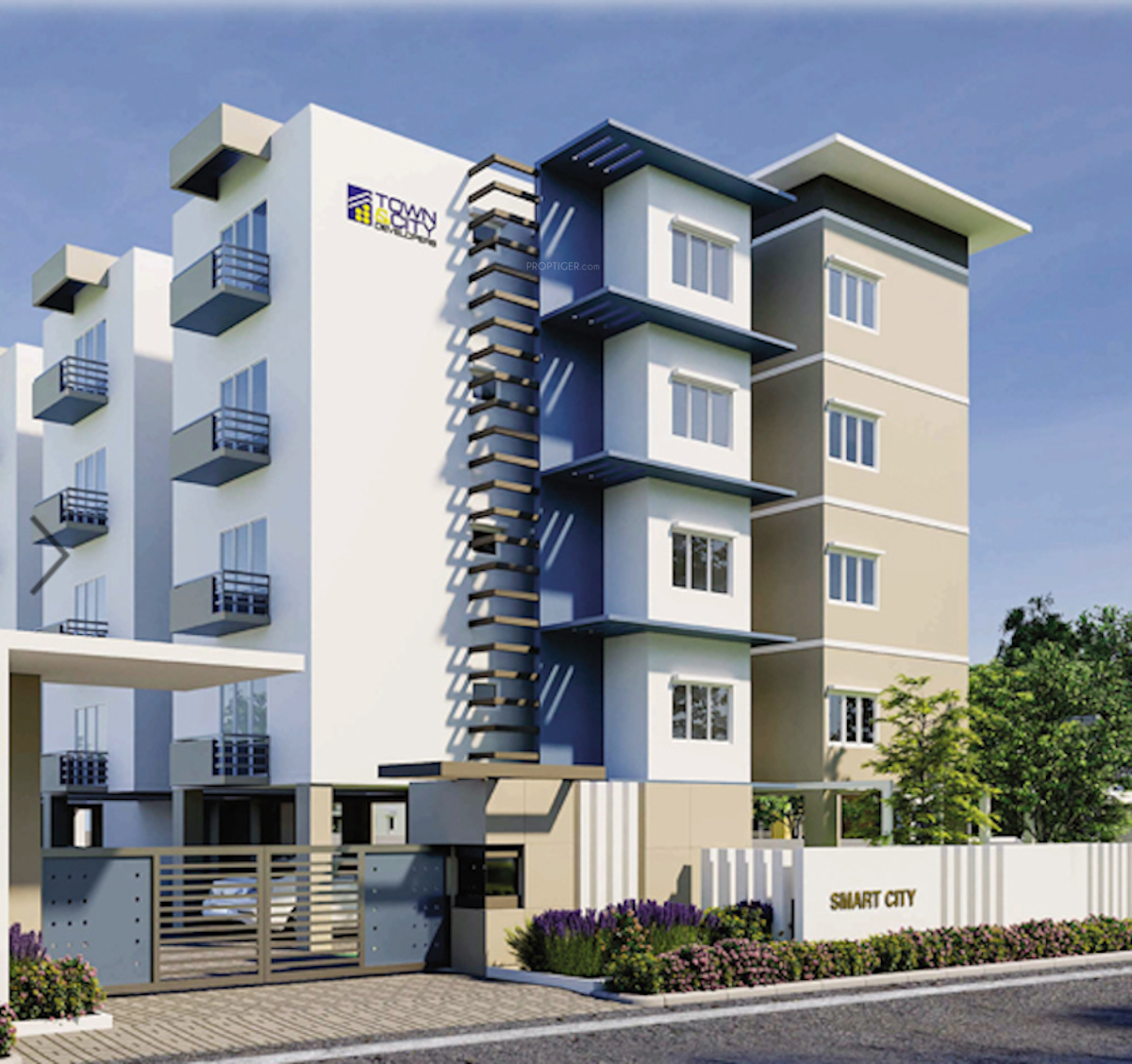 Main Elevation Image 2 of Town And City Developers Smart City, Unit