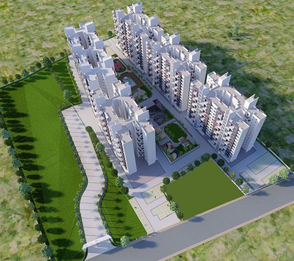 549 sq ft 2 BHK 2T Apartment for Sale in Pharande Spaces Woodsville