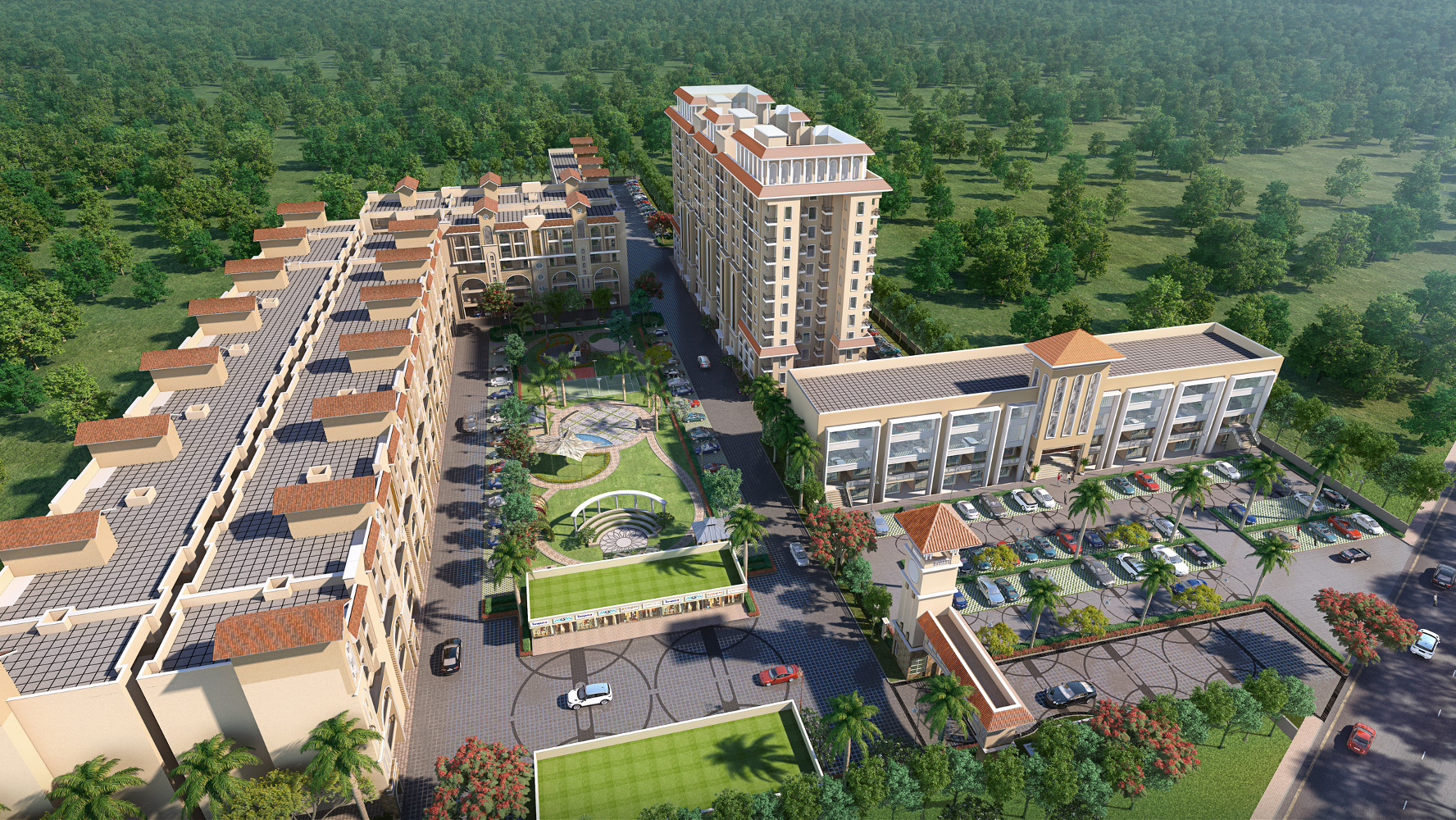 SBP Homes Gardenia in Sector 126 Mohali, Mohali Price, Location Map