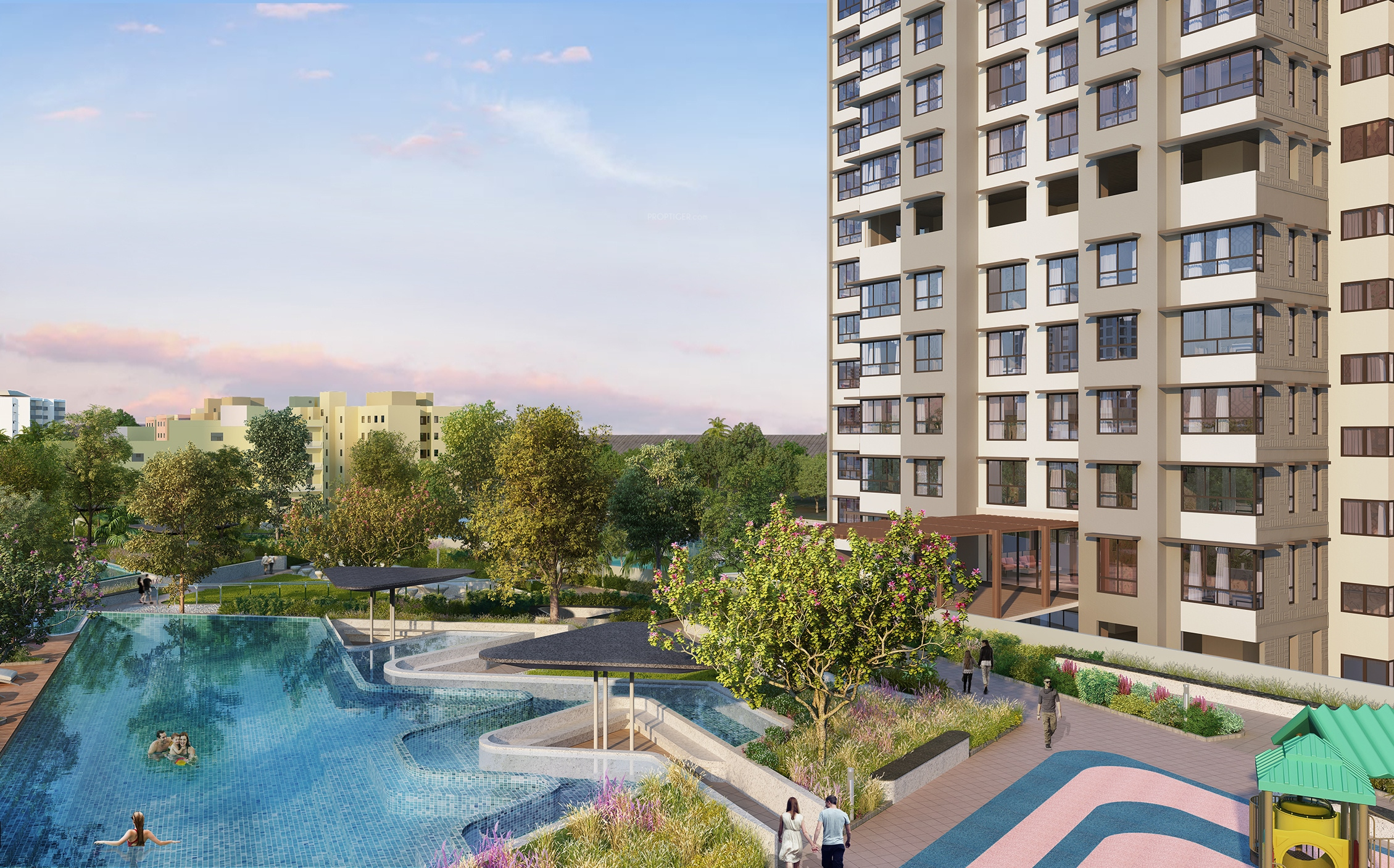 Wadhwa Atmosphere O2 in Mulund West, Mumbai Price, Location Map