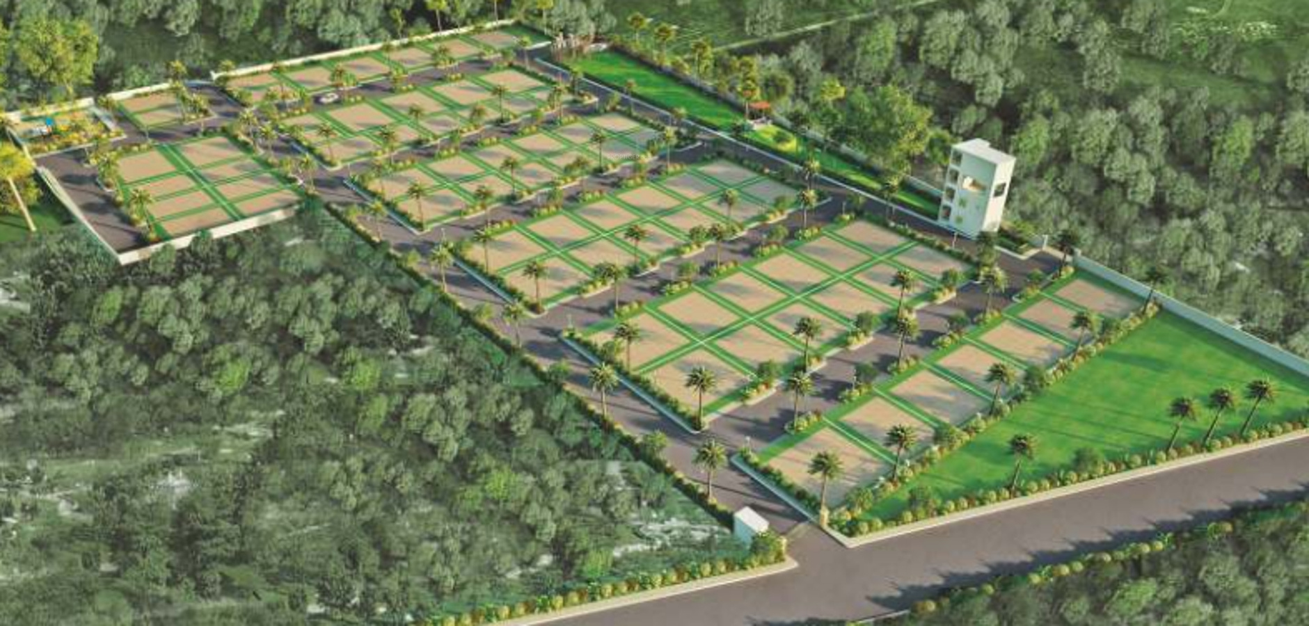 Sri Aditya Palm Grove in Devanahalli, Bangalore Price, Location Map