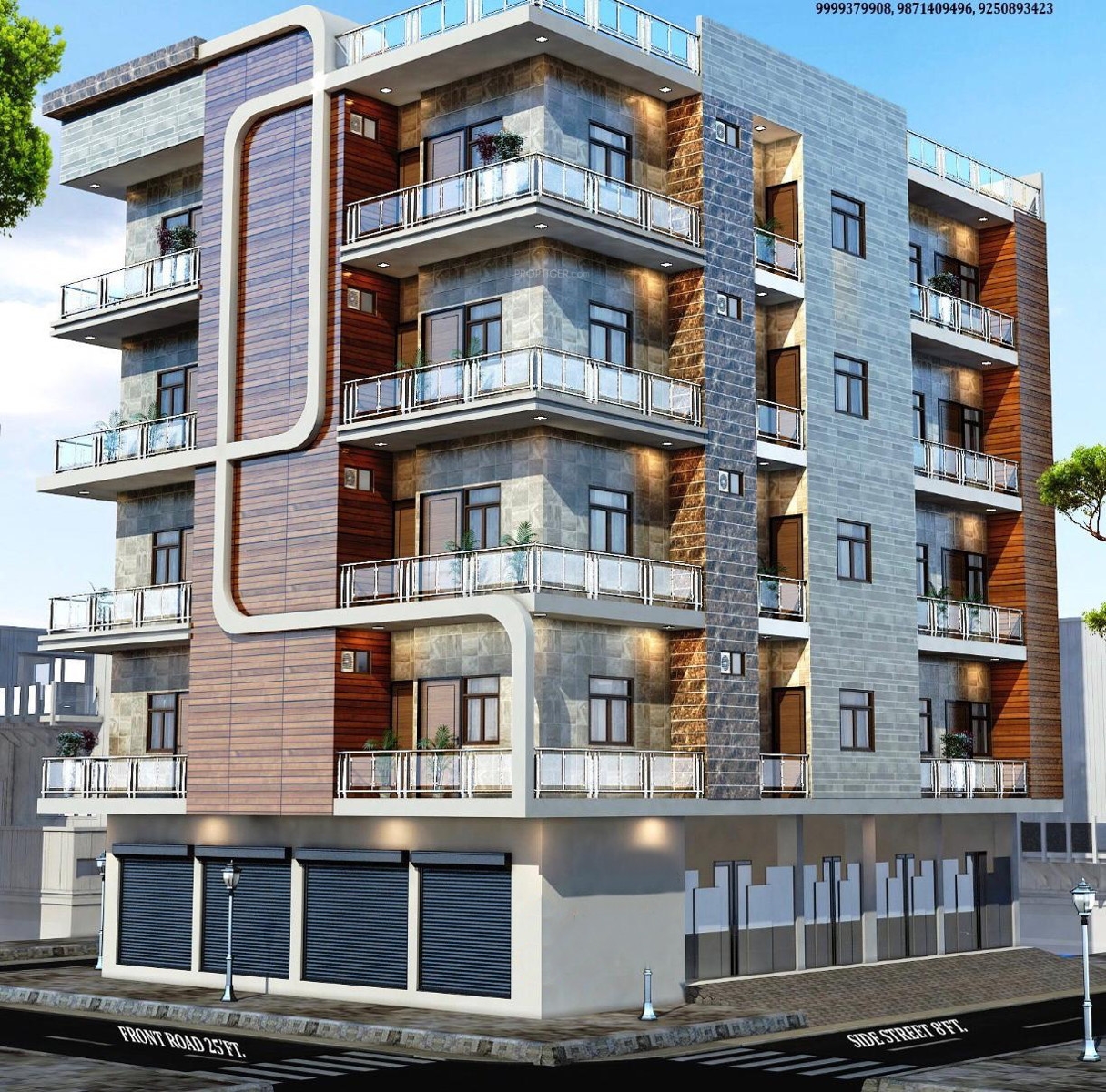 Main Elevation Image 3 of Milan Properties Homes, Unit available at