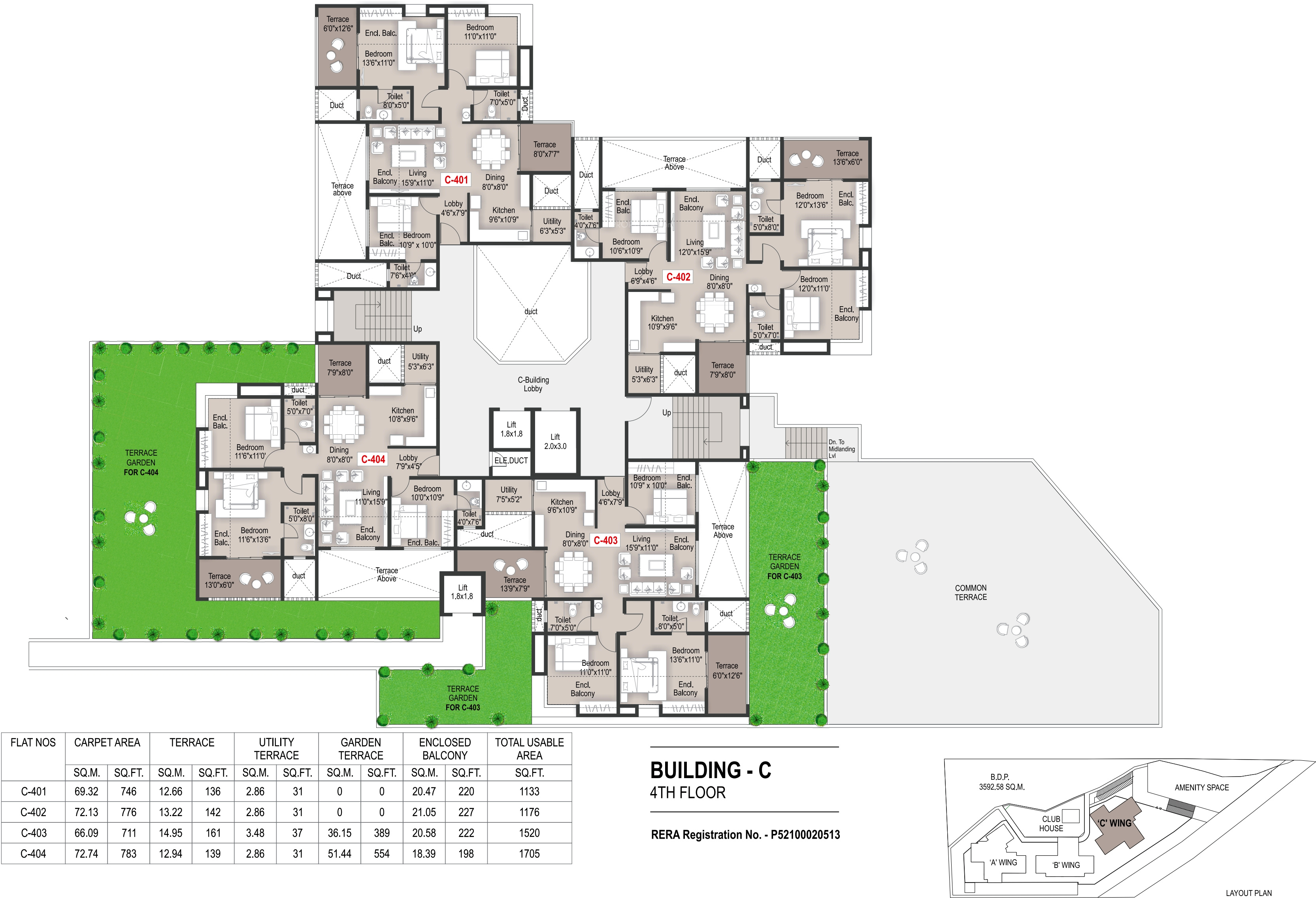 833 sq ft 2 BHK 2T Apartment for Sale in Mantra Properties Grandstand