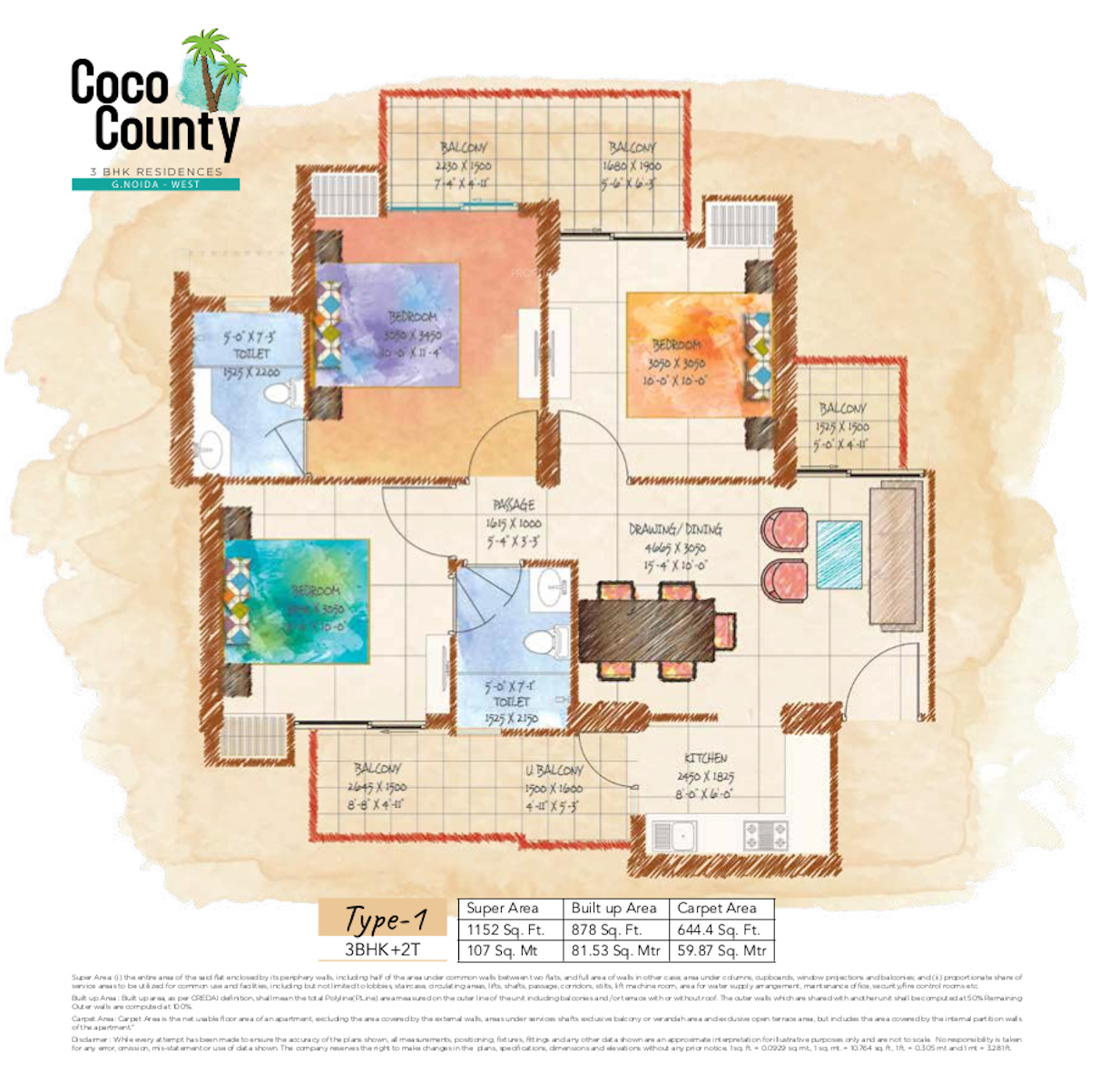Coco County Noida Floor Plan floorplans.click