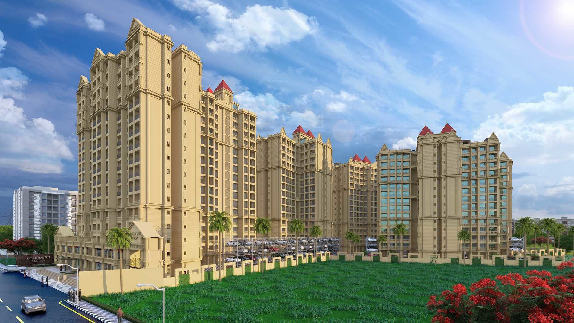 1, 2 BHK Cluster Plan Image Drashti Realty Empire Phase 1 for sale at