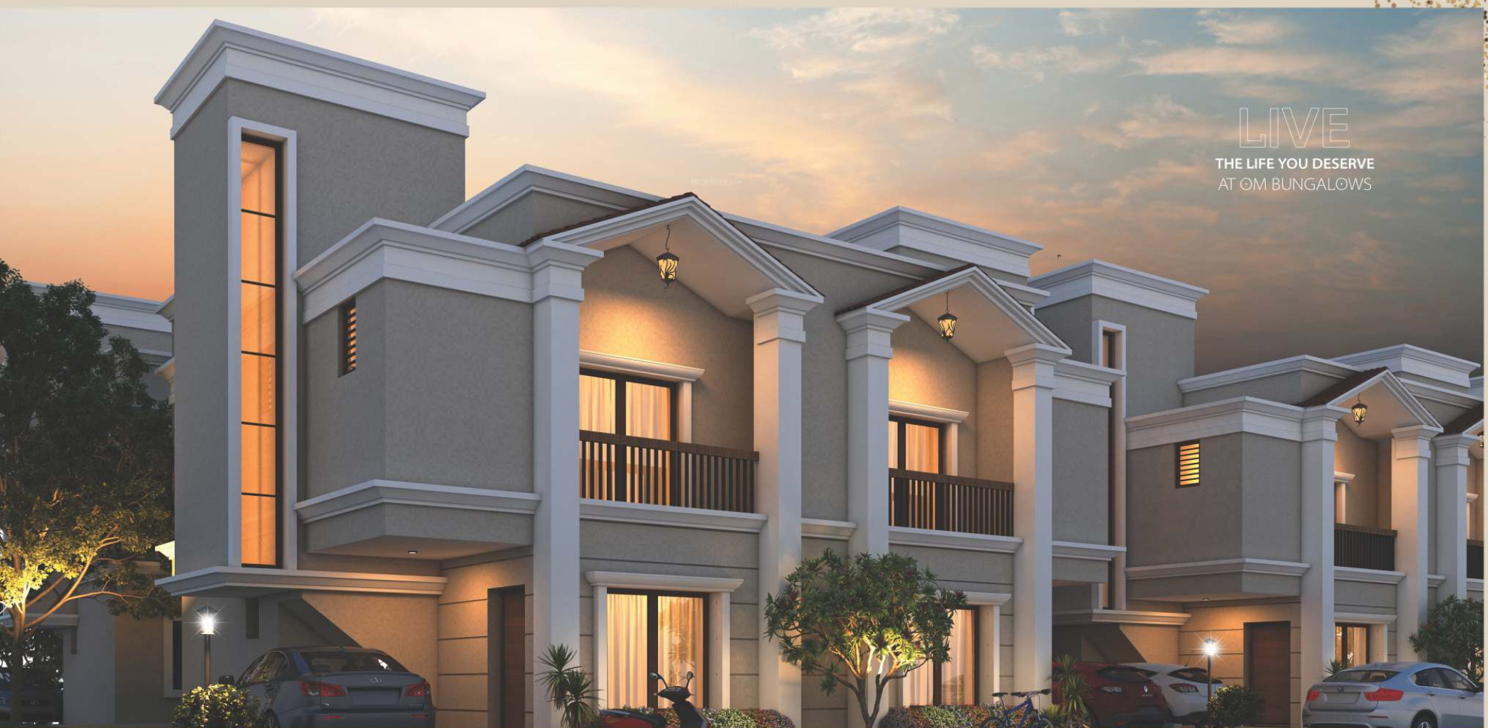 Cluster Plan Image Ganesh Enterprise Surat Om Bungalows for sale at