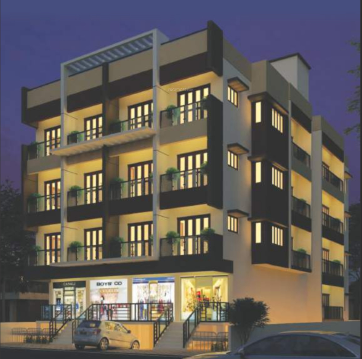 1, 2 BHK Cluster Plan Image Nayak Lifespaces Mahadev Heritage for