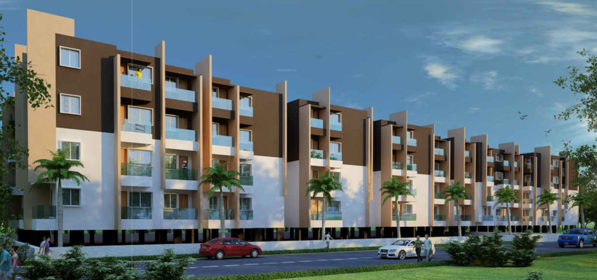 990 sq ft 2 BHK 2T Apartment for Sale in Kalburgi Homes Pristine